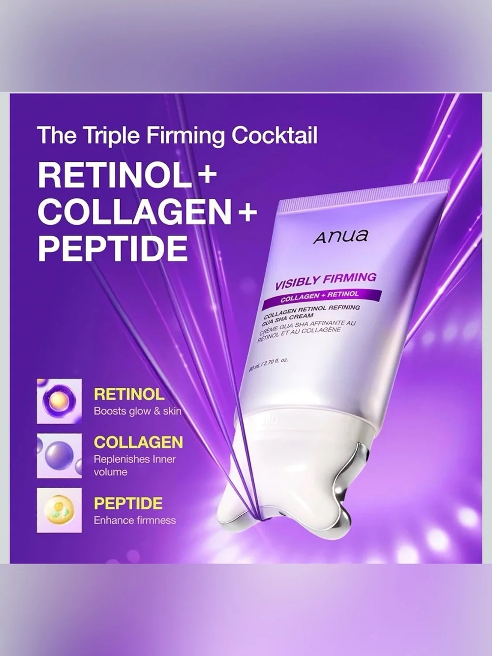 Anua Collagen Retinol Refining Gua Sha Cream